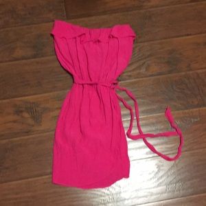 Strapless swimsuit coverup!